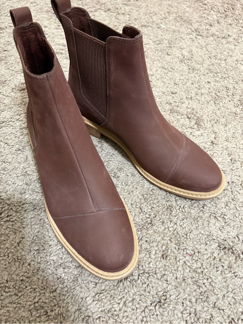 Toms Brown Chelsea Ankle Boots
